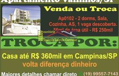 Imagem: O apartamento possui 2 Dormitórios, 1 Banheiro, 2 Vagas na