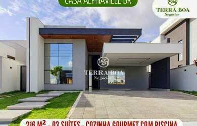 Imagem: A casa em condomínio possui 3 Dormitórios, 4 Banheiros, 2