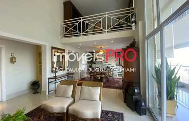 Imagem 4: 280m² Espetacular, belíssimo e imponente sala pé direito duplo e vista parque Burle Max