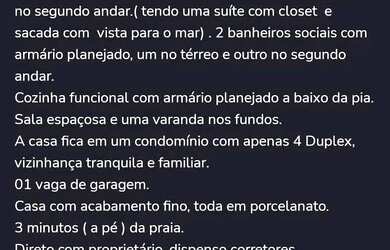 Imagem: A casa em condomínio possui 4 Dormitórios e está localizado