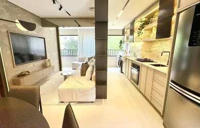 Imagem: O apartamento possui 2 Dormitórios, 2 Banheiros, 1 Vaga na