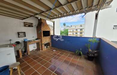 Imagem: O apartamento na cobertura possui 1 Dormitório, 2 Banheiros