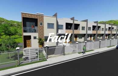 Imagem: A casa possui 3 Dormitórios, 1 Banheiro, 2 Vagas na garagem