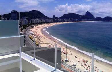 Imagem 4: Av. Atlântica, 180º de vista cinematográfica para o mar