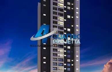 Imagem: O apartamento possui 1 Dormitório, 2 Banheiros, 1 Vaga na garagem