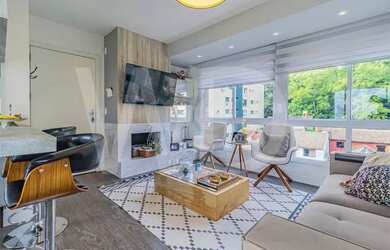 Imagem: O apartamento na cobertura possui 2 Dormitórios, 3 Banheiros