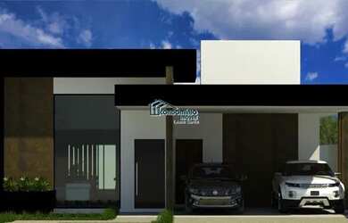 Imagem: A casa possui 4 Dormitórios, 3 Banheiros, 4 Vagas na garagem