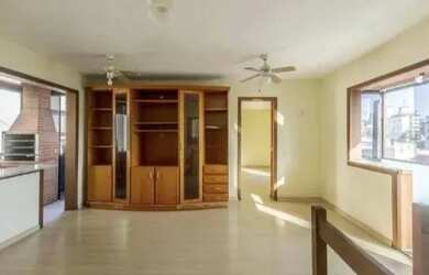 Imagem: O apartamento na cobertura possui 2 Dormitórios, 2 Banheiros