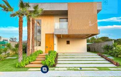 Imagem: A casa em condomínio possui 4 Dormitórios, 5 Banheiros, 4