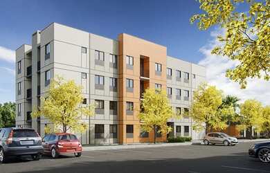 Imagem: O apartamento possui 2 Dormitórios, 1 Banheiro, 1 Vaga na garagem