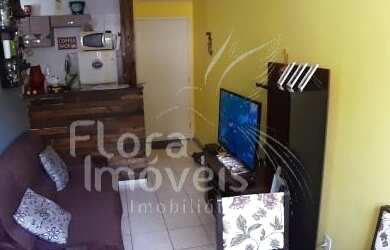 Imagem: O apartamento possui 2 Dormitórios, 1 Banheiro, 1 Vaga na garagem