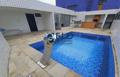 Imagem: O apartamento na cobertura possui 4 Dormitórios, 5 Banheiros