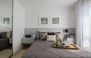 Imagem: O quarto possui Imóvel mobiliado e está localizado em Santa