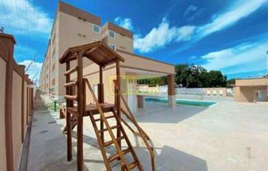 Imagem: O apartamento possui 2 Dormitórios, 1 Banheiro, 1 Vaga na garagem