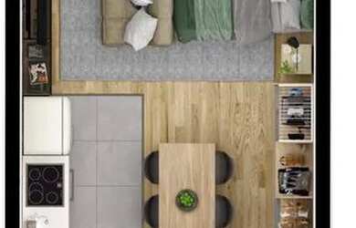 Imagem 7: APARTAMENTO com 1 dormitório à venda por R$ 300.900,00 no bairro Novo Mundo - CURITIBA / P