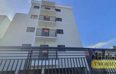 Imagem: O apartamento possui 1 Dormitório, 1 Banheiro, 1 Vaga na garagem