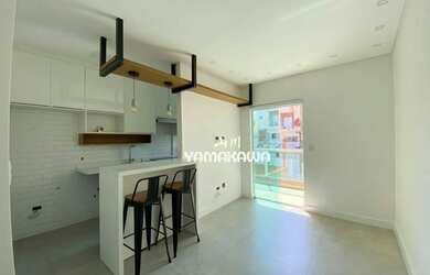 Imagem: O apartamento possui 2 Dormitórios, 1 Banheiro, 1 Vaga na garagem