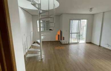 Imagem: O apartamento na cobertura possui 3 Dormitórios, 2 Banheiros