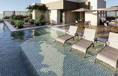 Imagem: O apartamento e possui 1 Dormitório, 1 Banheiro, 1 Vaga na