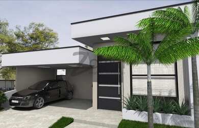 Imagem: A casa em condomínio possui 3 Dormitórios, 3 Banheiros, 4