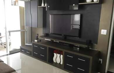 Imagem: O apartamento na cobertura possui 3 Dormitórios, 4 Banheiros