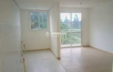 Imagem: O apartamento possui 2 Dormitórios, 1 Banheiro, 1 Vaga na garagem