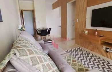 Imagem: O apartamento possui 1 Dormitório, 1 Banheiro, 1 Vaga na garagem