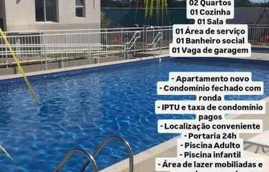 Imagem 1: ALUGO APARTAMENTO NOVO EM CONDOMÍNIO FECHADO INCLUSO IPTU E TAXA DE CONDOMÍNIO