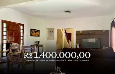 Imagem: A casa em condomínio possui 3 Dormitórios, 3 Banheiros, 4