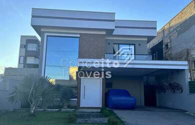 Imagem: A casa em condomínio possui 3 Dormitórios, 3 Banheiros, 4