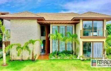 Imagem: A casa em condomínio possui 5 Dormitórios, 5 Banheiros, 650m²