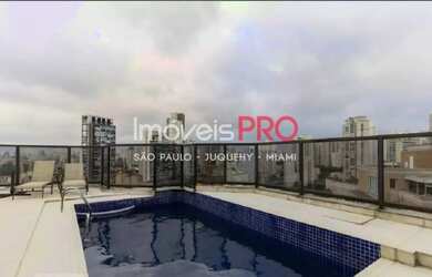 Imagem: O apartamento na cobertura possui 4 Dormitórios, 5 Banheiros