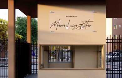 Imagem: O apartamento possui 2 Dormitórios, 1 Banheiro, 1 Vaga na garagem