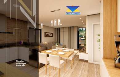 Imagem: A casa em condomínio possui 3 Dormitórios, 4 Banheiros, 2