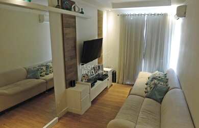 Imagem: O apartamento possui 3 Dormitórios, 3 Banheiros, 2 Vagas na