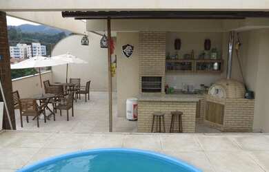 Imagem: O apartamento na cobertura possui 3 Dormitórios, 3 Banheiros