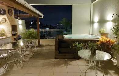 Imagem: O apartamento na cobertura possui 3 Dormitórios, 3 Banheiros