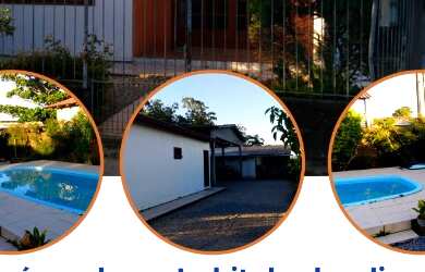 Imagem: A casa possui 3 Dormitórios, 1 Banheiro, 945m² de Área e