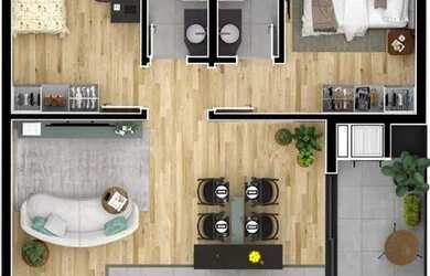 Imagem 13: APARTAMENTO com 1 dormitório à venda por R$ 300.900,00 no bairro Novo Mundo - CURITIBA / P