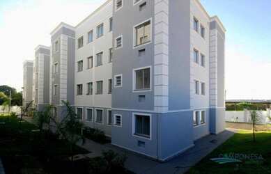 Imagem: O apartamento possui 2 Dormitórios, 1 Banheiro, 1 Vaga na garagem