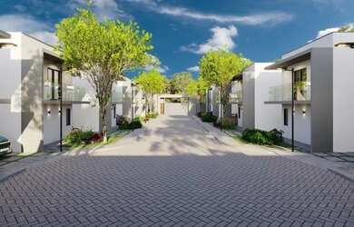 Imagem: A casa em condomínio possui 3 Dormitórios, 3 Banheiros, 2