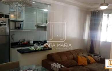 Imagem: O apartamento possui 2 Dormitórios, 1 Banheiro, 1 Vaga na garagem