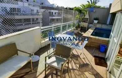 Imagem: O apartamento na cobertura possui 3 Dormitórios, 2 Banheiros