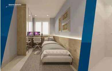 Imagem: O apartamento possui 2 Dormitórios, 2 Banheiros, 1 Vaga na