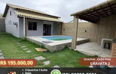 Imagem: A casa possui 2 Dormitórios, 2 Banheiros, 1 Vaga na garagem