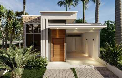 Imagem: A casa em condomínio possui 3 Dormitórios, 3 Banheiros, 2