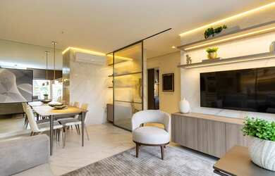 Imagem: O apartamento possui 3 Dormitórios, 2 Banheiros, 2 Vagas na