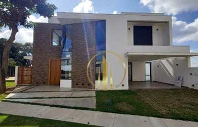 Imagem: A casa em condomínio possui 4 Dormitórios, 5 Banheiros, 4