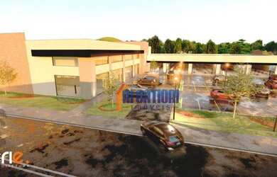 Imagem: O depósito possui 5 Vagas na garagem, 144m² de Área e está