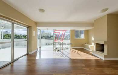 Imagem: O apartamento na cobertura possui 3 Dormitórios, 3 Banheiros